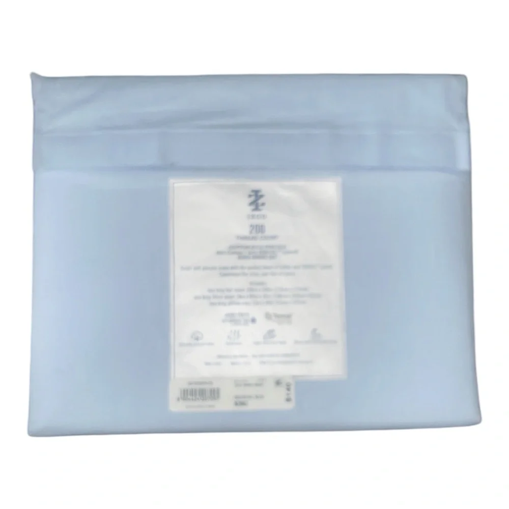 IZOD Light Blue 200-Thread Count Cotton-Rich King Sheet Set